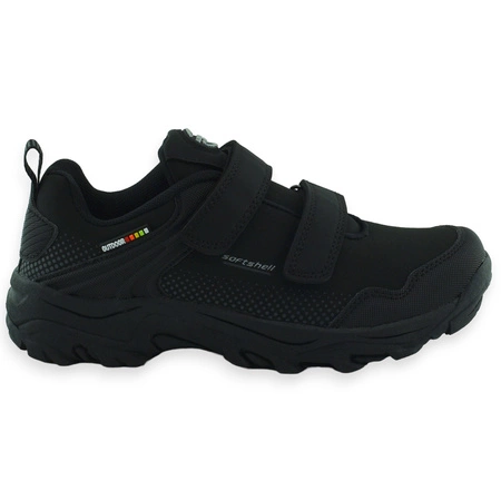 Buty dziecięce SoftShell sportowe American Club WT183/24 Czarne