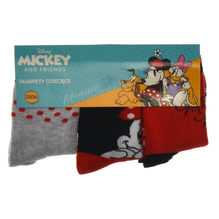 Skarpetki dla dziewczynki Myszka Minnie 3 Pack