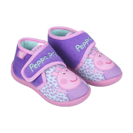 Miękkie domowe kapcie dziewczęce Świnka Peppa